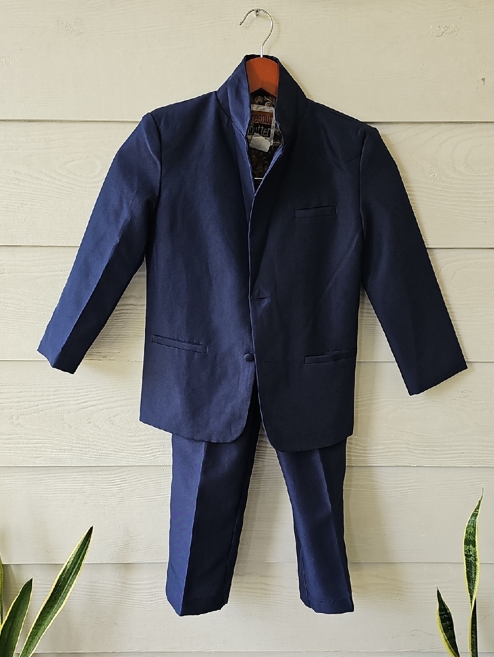 Classic Navy Boys Suit Blazer and Pants